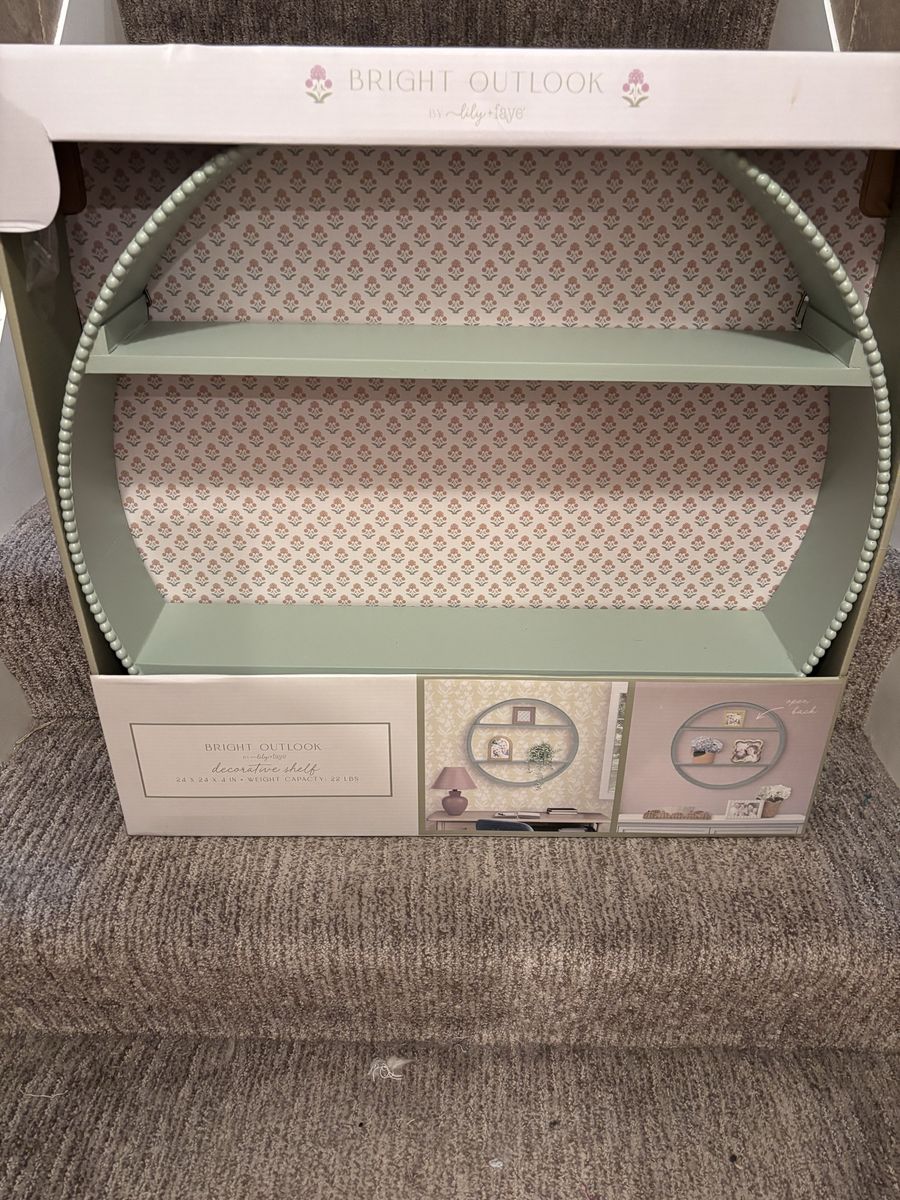 Darling Round Shelf Home Decor