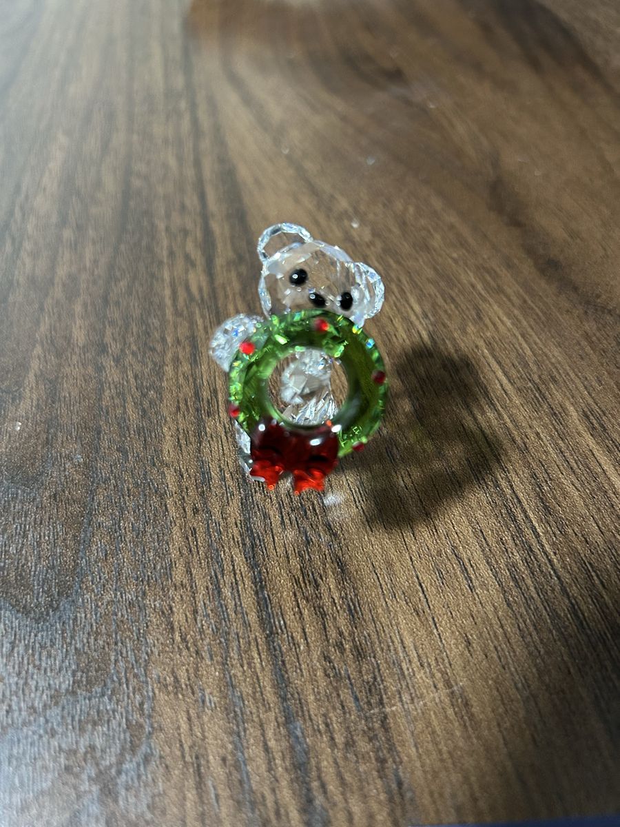 Swarovski crystal kris bear figurine