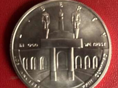 1984 D XXIII Olympiad 90% Silver Dollar
