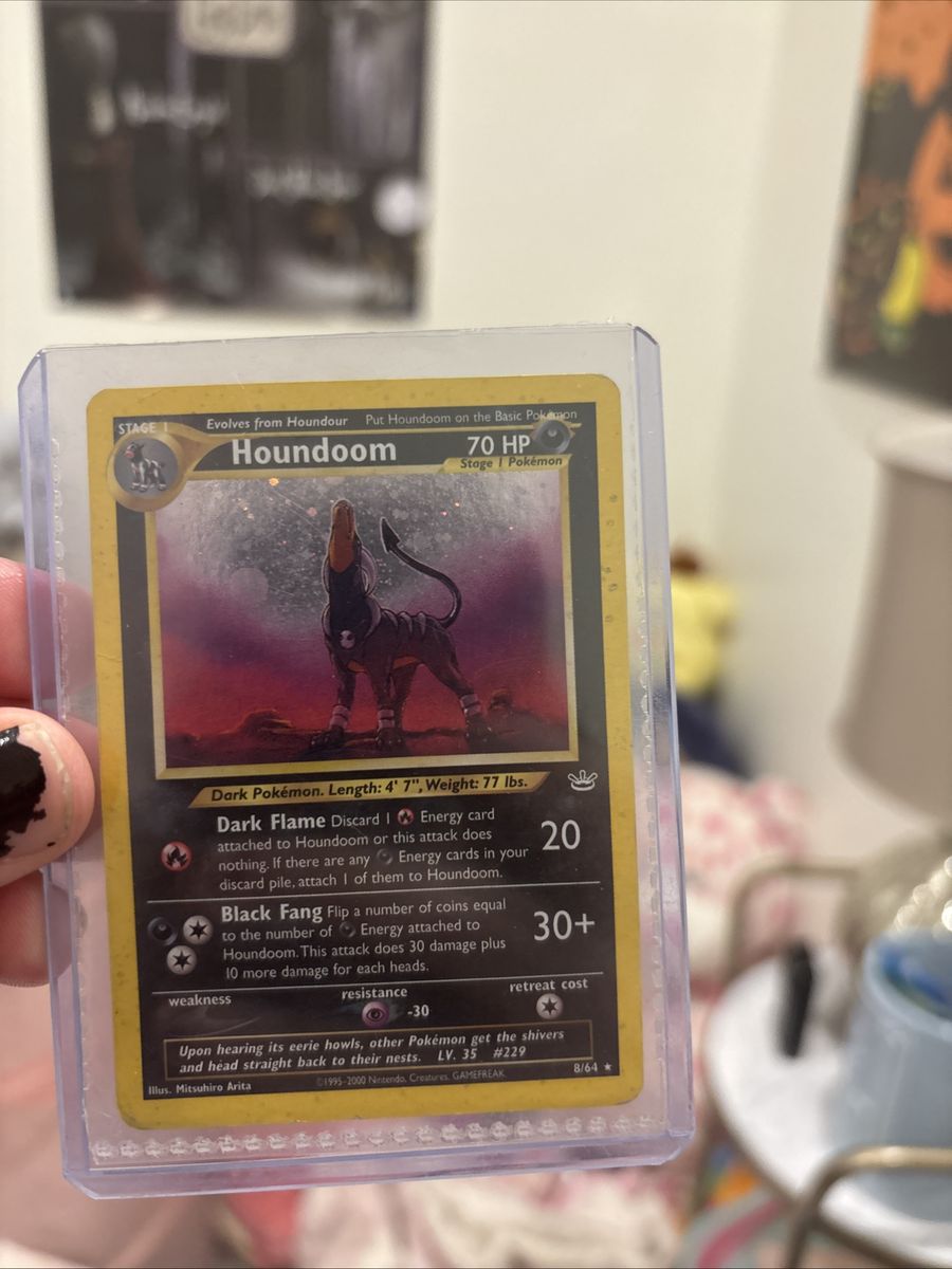 Vintage Pokémon Houndoom 8/64 Holo Rare