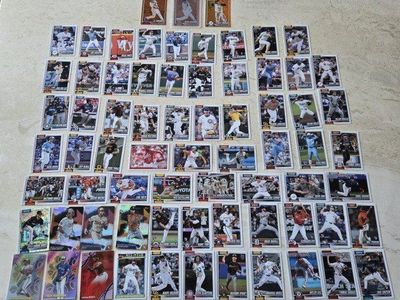 Topps Baseball Cards Lot - Adrian Beltre, Clayton Kershaw, Manny Machado, Connor Norby 71 cards rookies parallels inserts near m