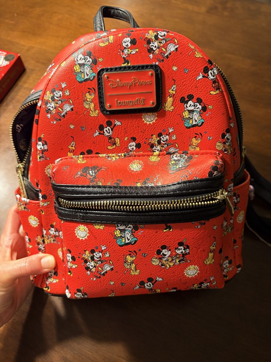 Disney Parks Loungefly mini Mickey and Minnie backpack