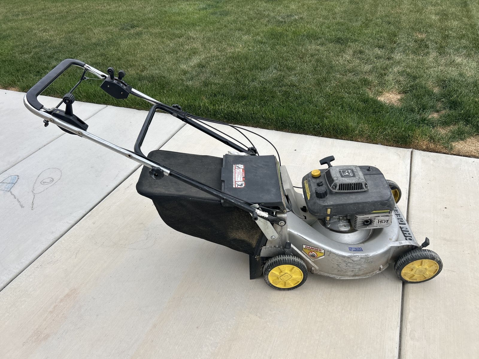 John Deere mower - project