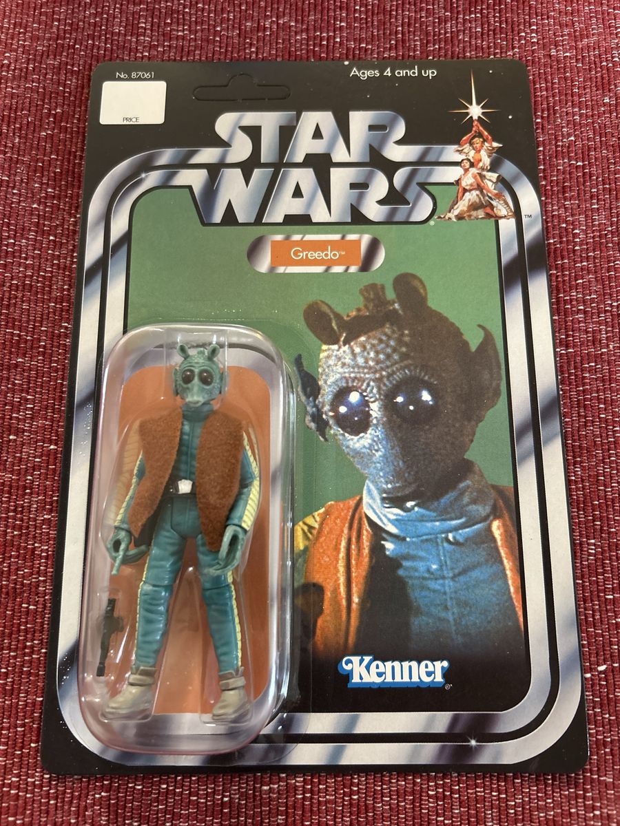 Star Wars The Saga Collection Greedo Kenner Action Figure Original Card Mint Condition Unpunched Card