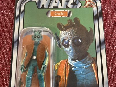 Star Wars The Saga Collection Greedo Kenner Action Figure Original Card Mint Condition Unpunched Card
