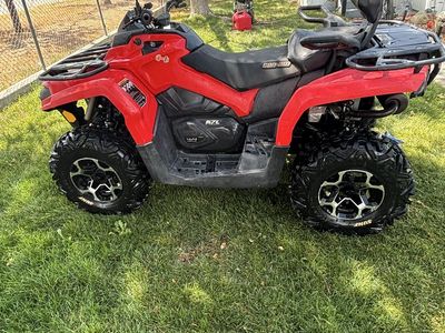 Can-Am Outlander 4x4 ATV Red Used Good Condition year 2020