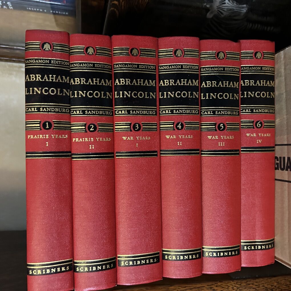 Pulitzer Prize Abraham Lincoln Set Carl Sandberg