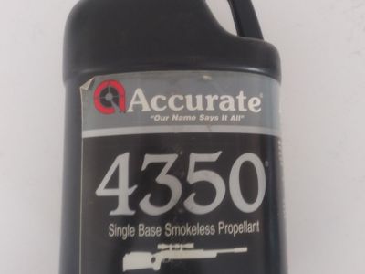 Accurate Arms 4350 Rifle powder. New 8 lb. keg.