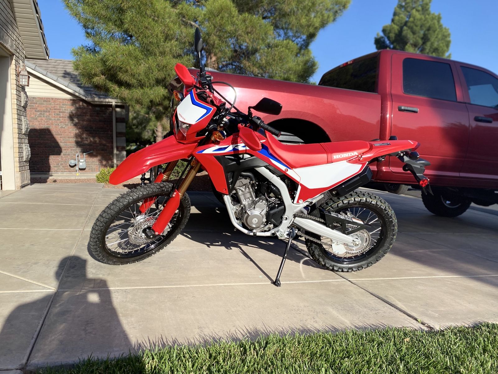 Honda 2024 CRF300L Dual Sport Motorcycle - Red/White
