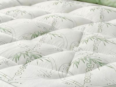 NEW Bamboo Mattress Topper Twin Size with Deep Pocket 1700 GSM Cooling Shredded Memory Foam Mattress