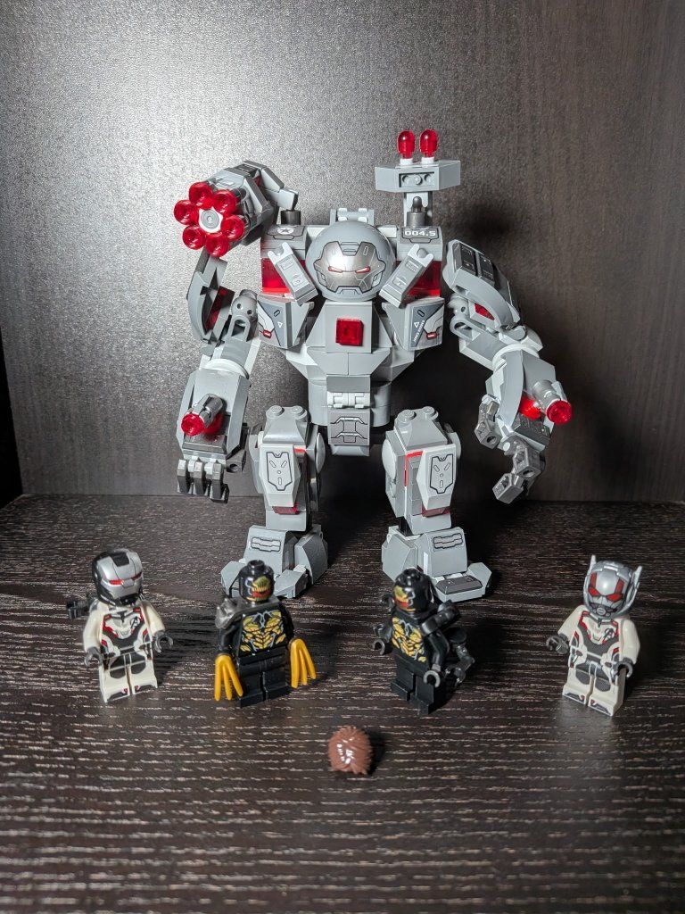 LEGO Marvel Avengers War Machine Buster (76124) Mech Suit & Minifigures - Complete Set