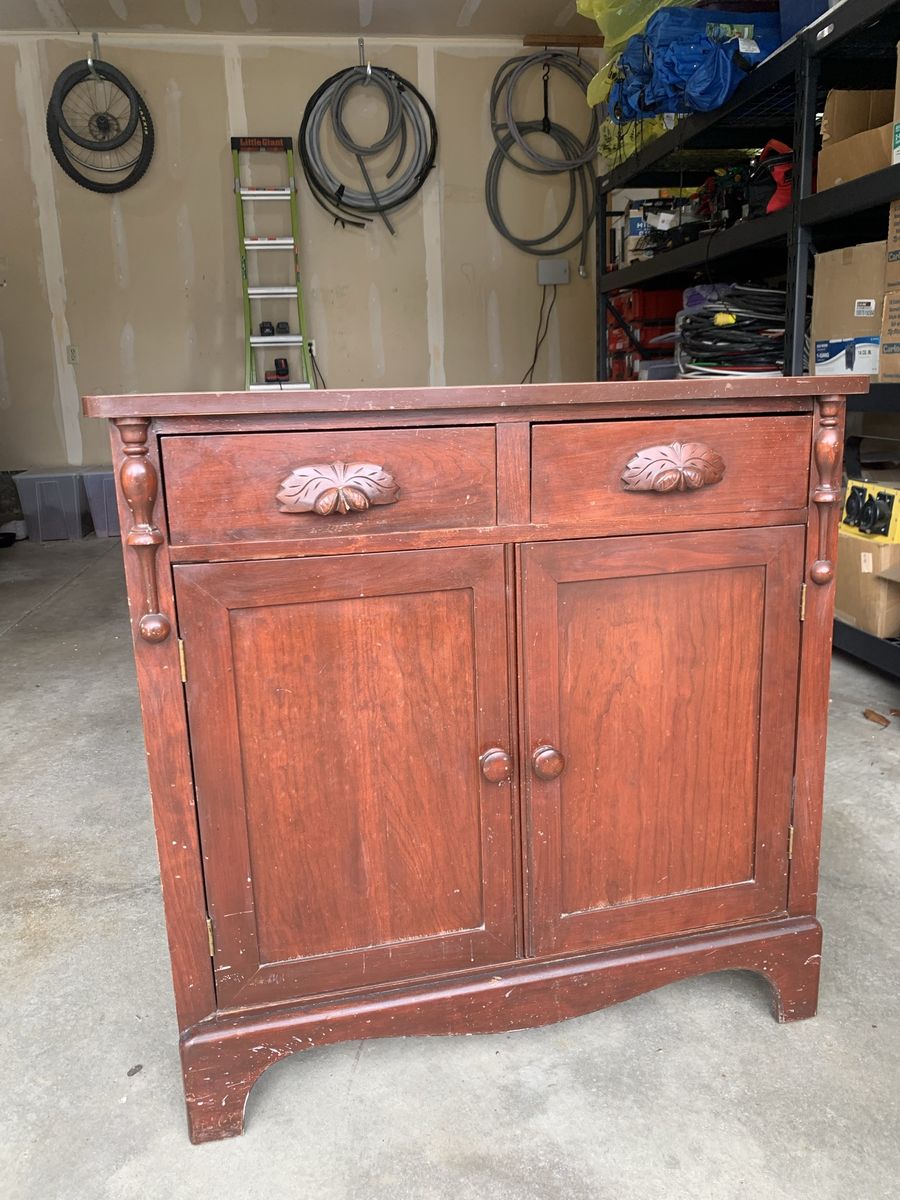 Antique Solid Wood Cabinet