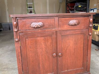 Antique Solid Wood Cabinet