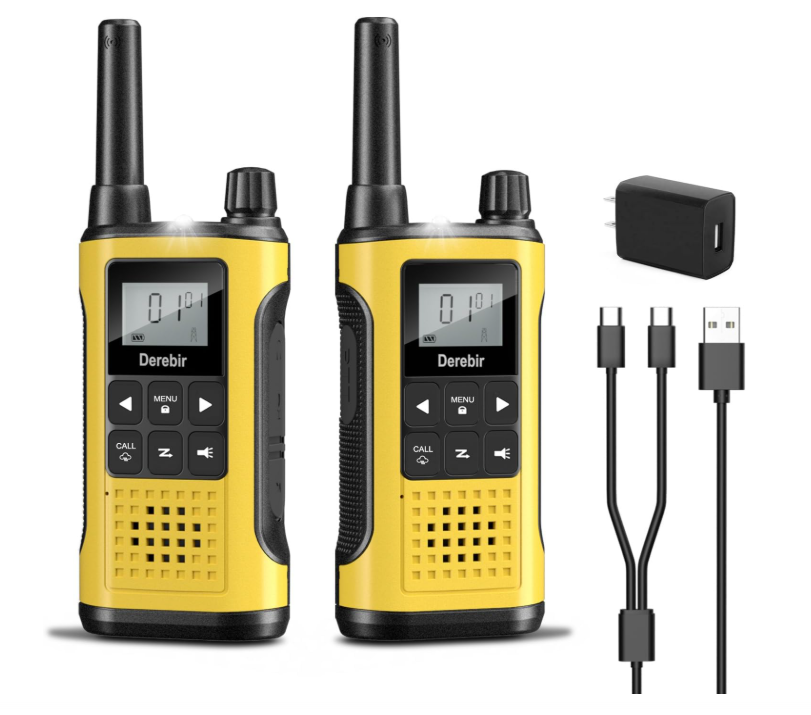 New in box 2 Pack Rechargeable Walkie Talkies