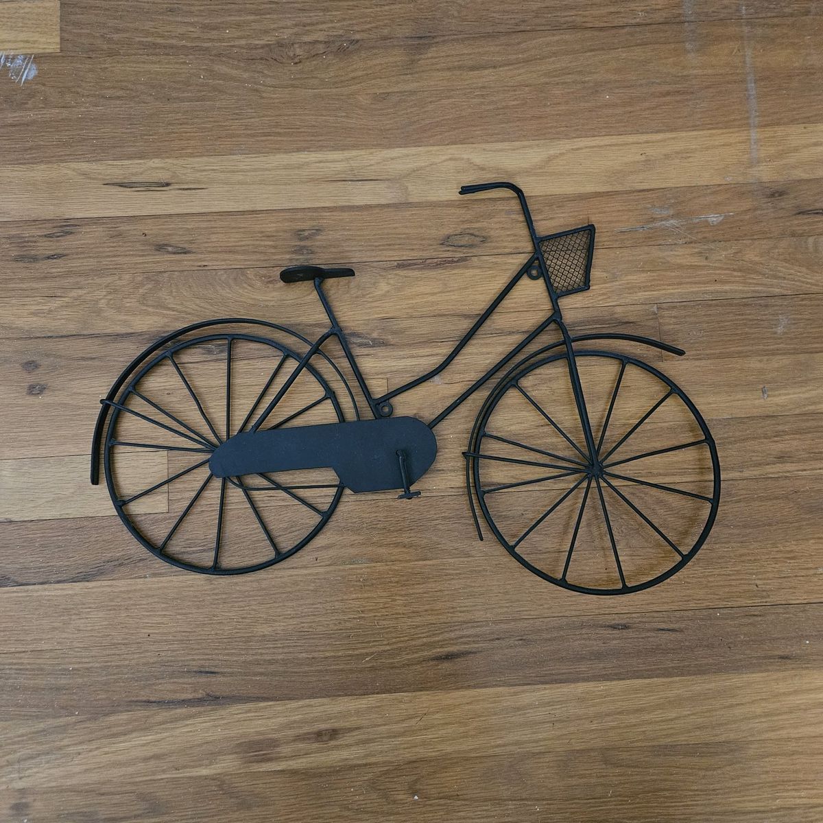 Metal bicycle wall hanging vintage