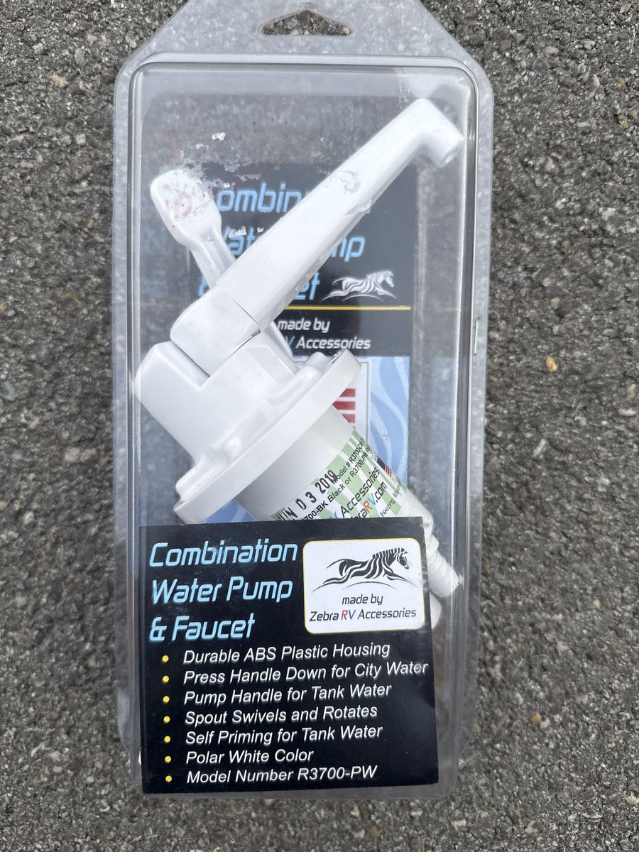 RV Combo Water Pump & Faucet