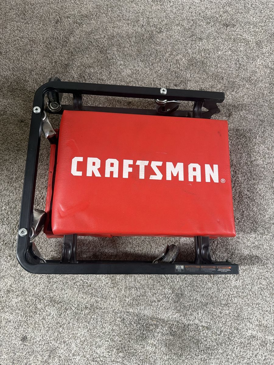 Craftsman Folding Rolling Mechanics Creeper and Seat
