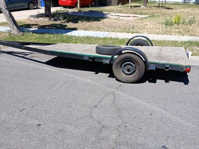 Flat bed trailer 12×7