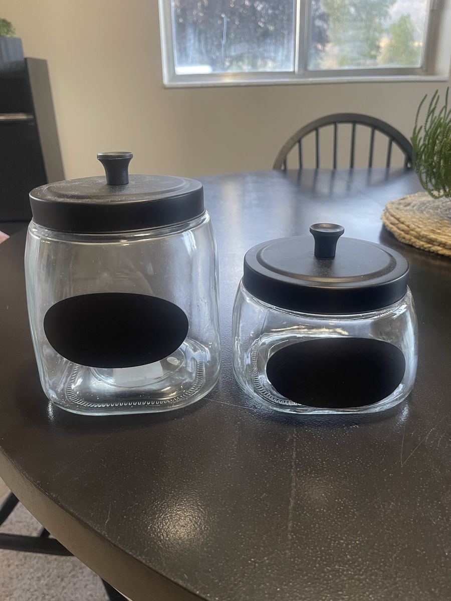 Glass jars