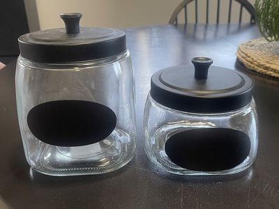 Glass jars