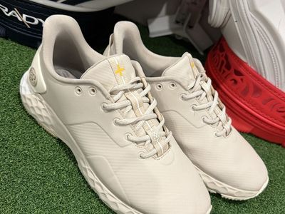 G/FORE Men's Colour Block MG4+ Spikeless Golf Shoes Stone US 9.5