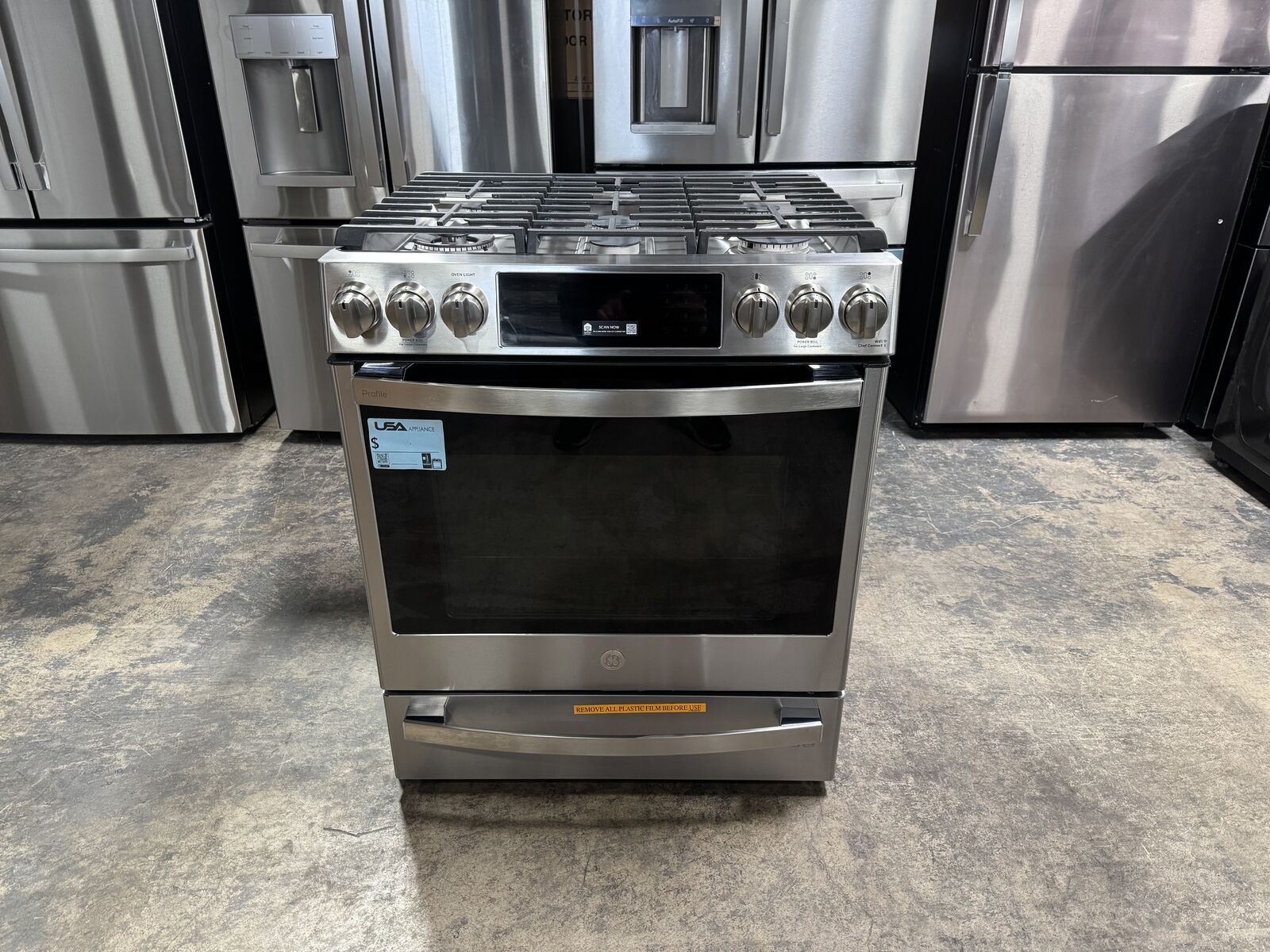 NEW GE PROFILE 30” GAS RANGE WITH AIR FRY