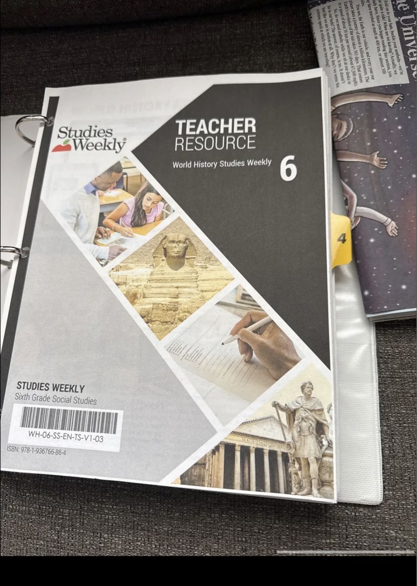 StudiesWeekly 6th grade science and social studies
