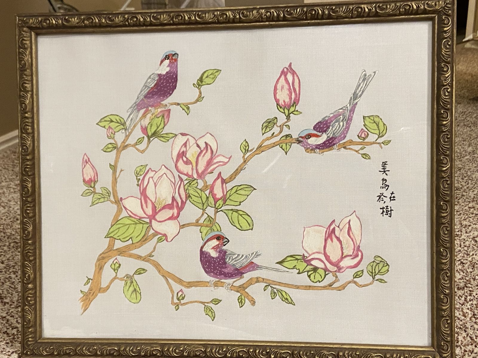 “Beautiful Art” birds print