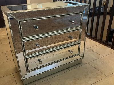 Mirrored Night Stand