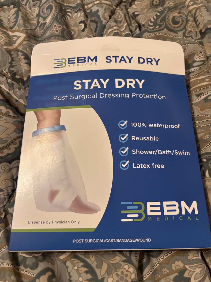 New Stay Dry Post Surgical Dressing Protection For Shower/Swimming