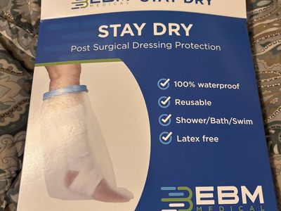 New Stay Dry Post Surgical Dressing Protection For Shower/Swimming