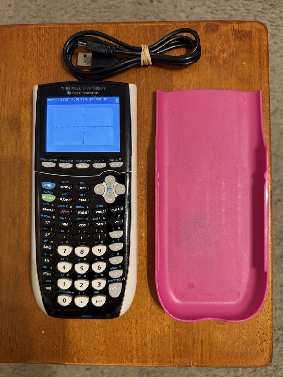 Texas Instruments TI-84 Plus C Silver Edition Graphing Calculator