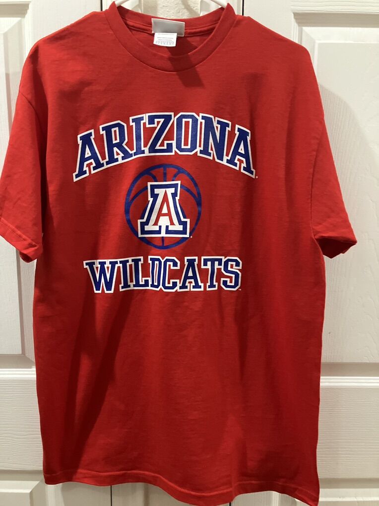 Red U of Arizona Wildcats Baskeball T-Shirt