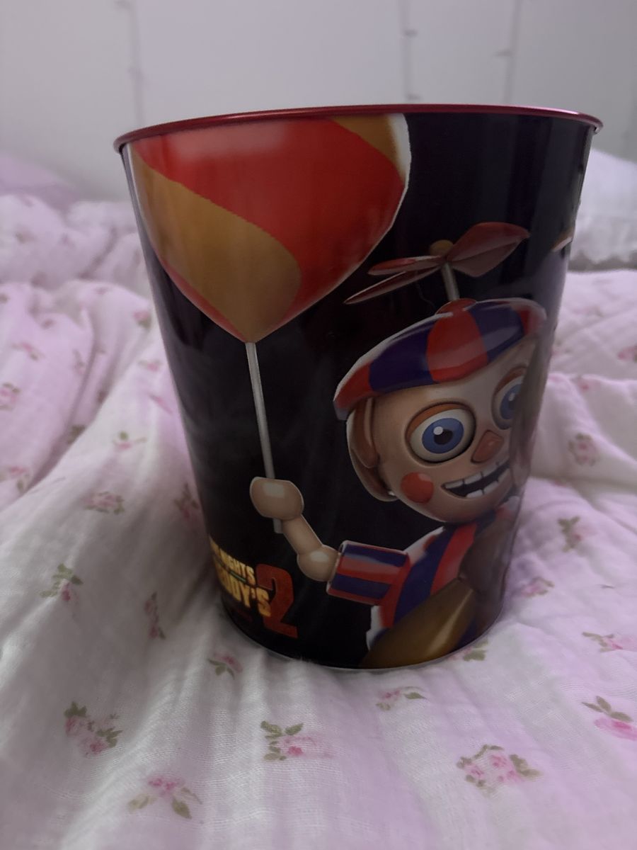 Five Nights at Freddy's 2 Metal Popcorn Bucket Tin