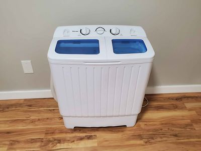White Portable Washing Machine (Costway)