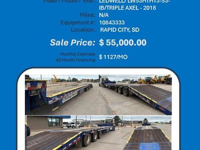 Trailer Semi Ledwell LW53HTHT3 53 IB Tirple Axel 2018 Rapid City SD