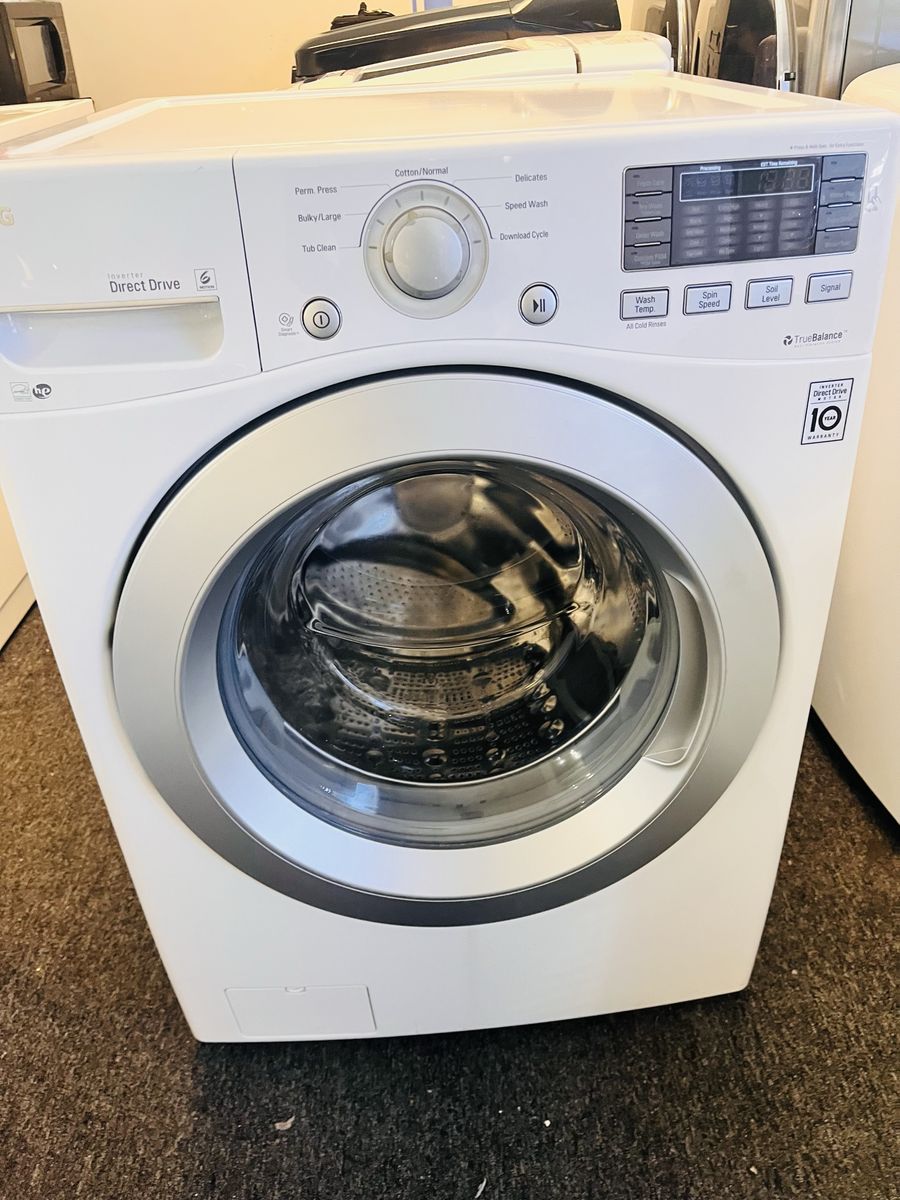LG ultra capacity washing machine