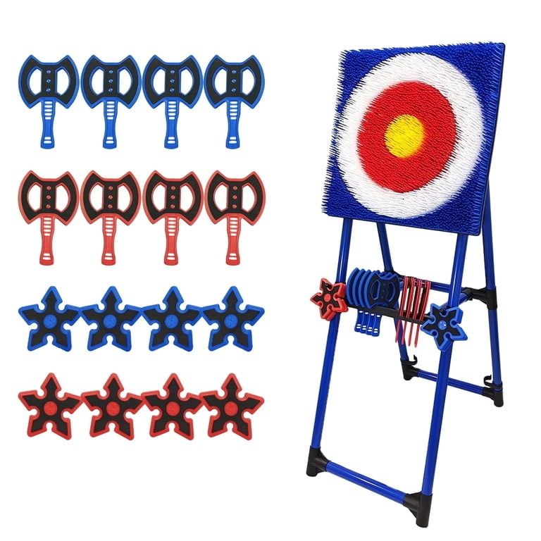New in box Axe Throw with Throwing Stars Game Set - Family Friendly Outdoor Fun