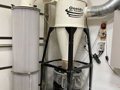 5hp High Vacuum Freestanding Cyclone Dust Collector