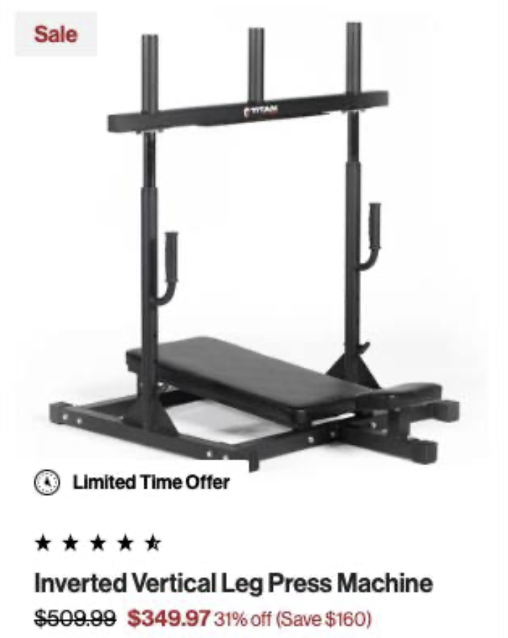 Titan Fitness Leg Press