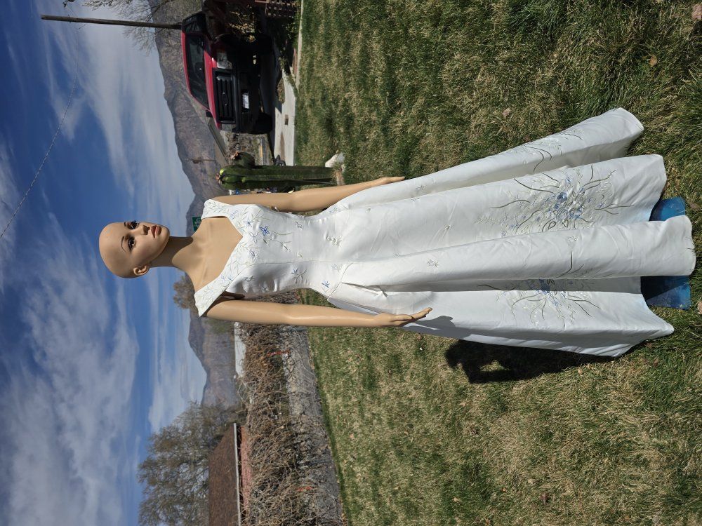 Vintage Satin Wedding Dress