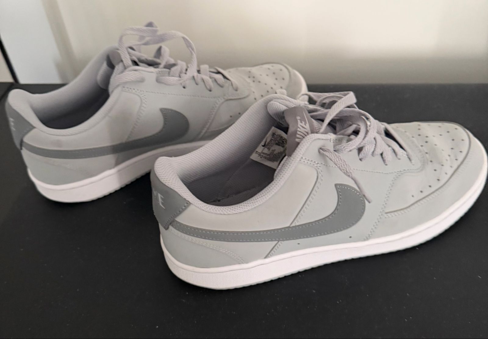 Nike Court Vision Low Sneakers - Gray/White, Men's Size 11,