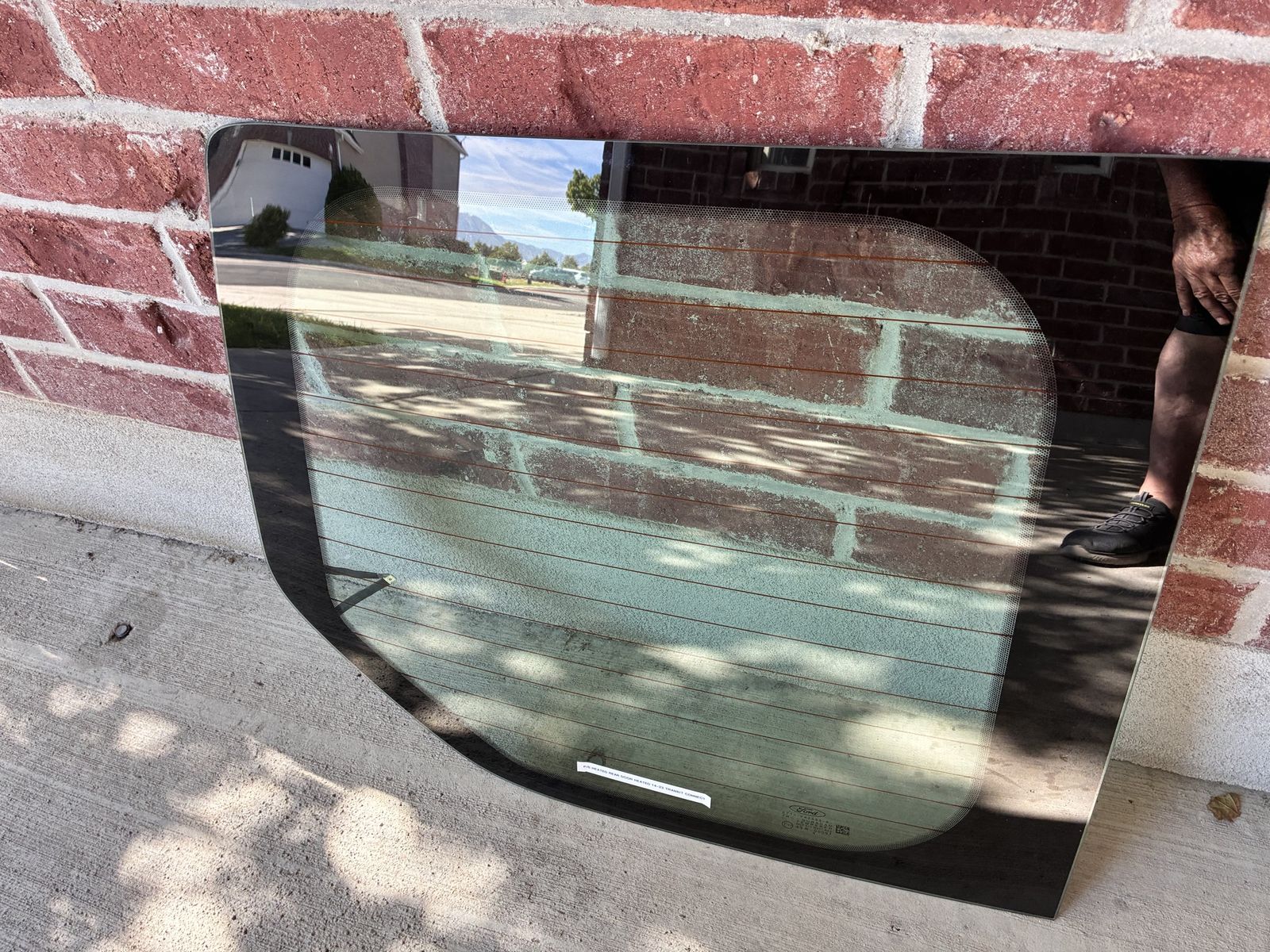 Ford Transit Connect 2014-2023 Rear Window Glass Driver/Passenger Side