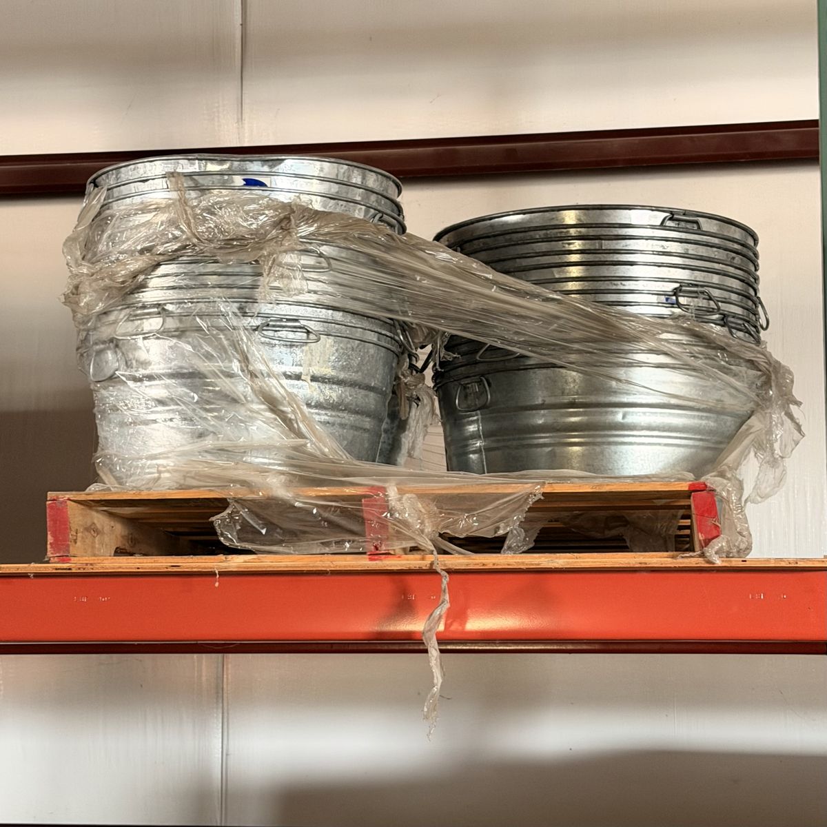 36 galvanized steel tubs for planters/floral displays