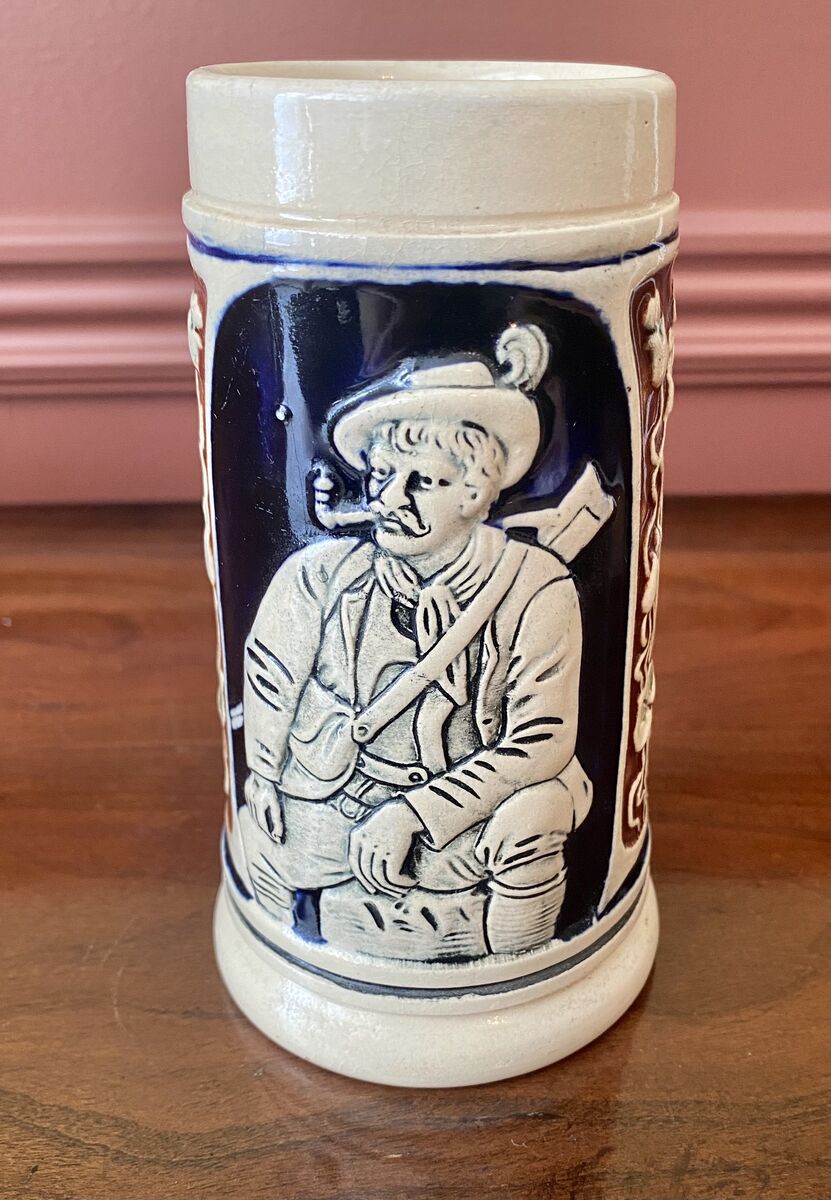 RARE Vintage German Stein With Interesting Markings Please See Photos For Details