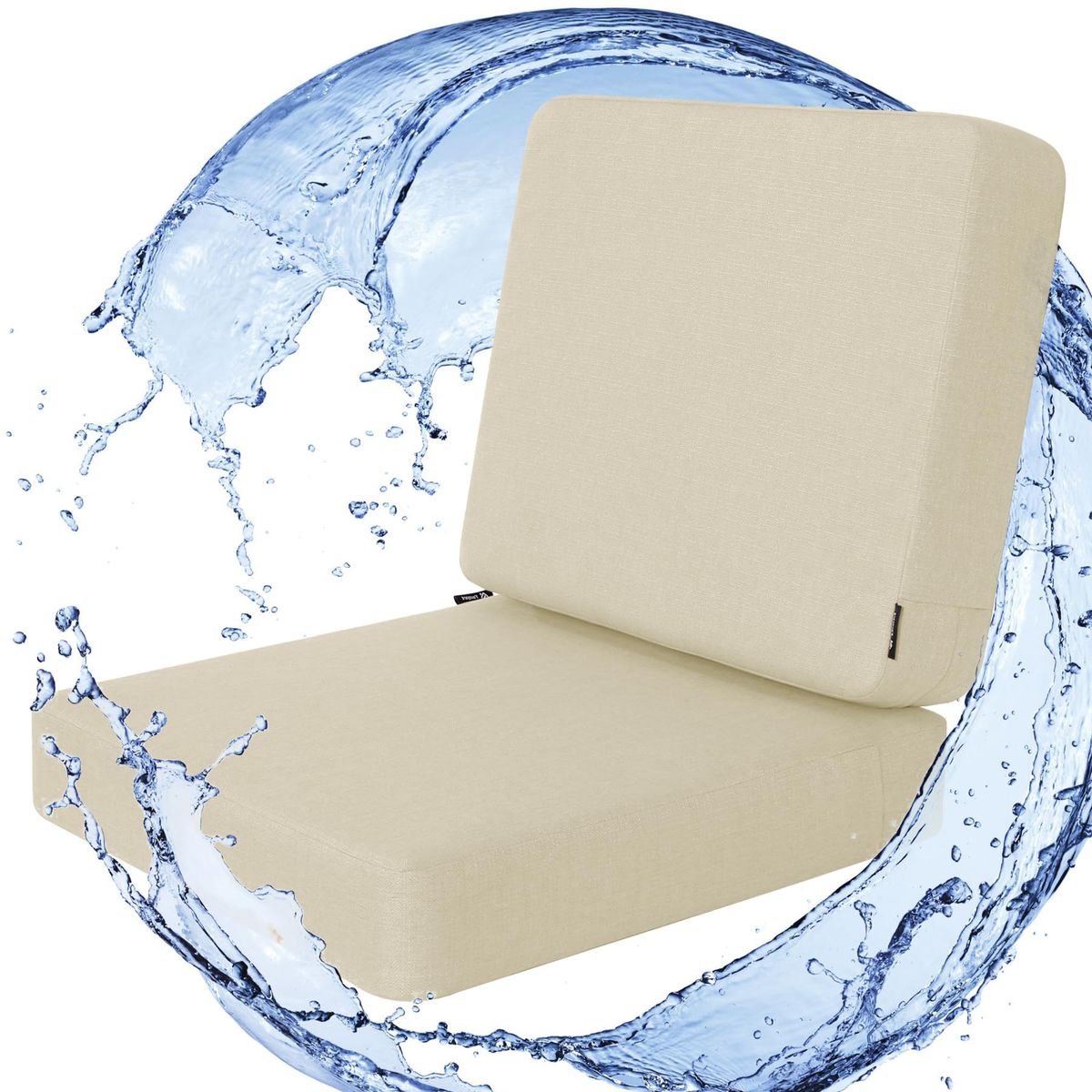 New  Outdoor Deep Seat Cushion Set, 22 x 22 Inch Rainproof