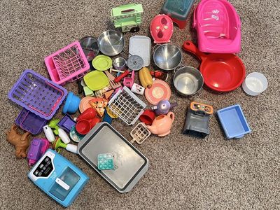 Assorted Toy Kitchen Play Food and Utensils Lot