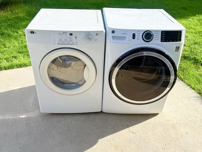Washer and electric dryer