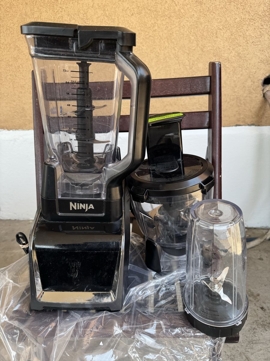 Ninja Kitchen System Blender and Food Processor Combo Set
