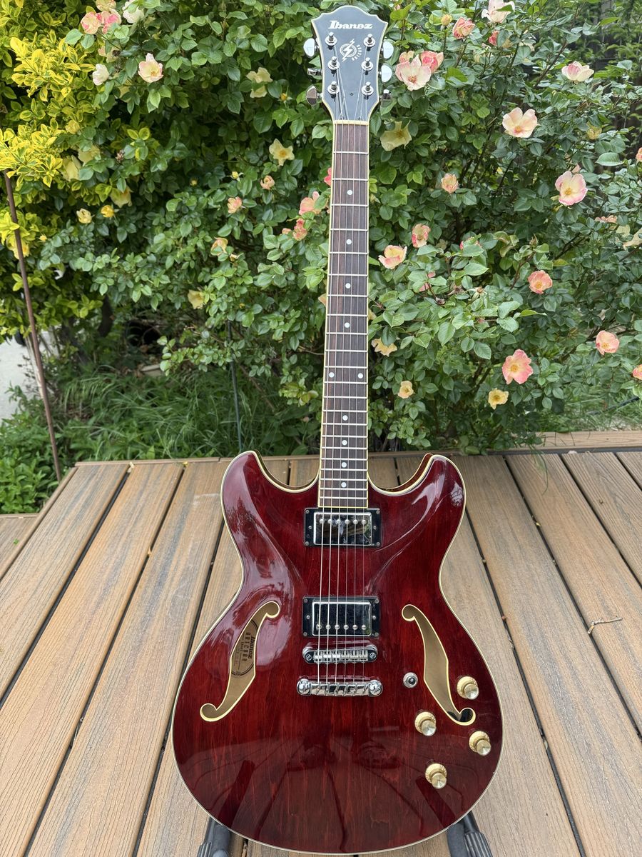 Ibanez Artcore Series AS73-TCR-12-01 Semi-Hollow Electric Guitar - Trans Cherry Red